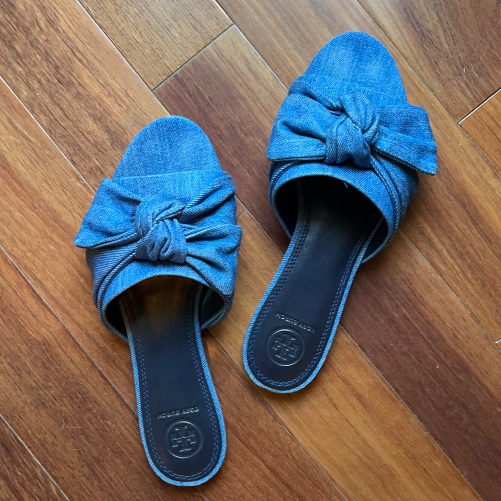 TORY BURCH Annabelle Bow Slide Sandals